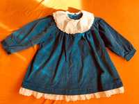 Детска рокля синя