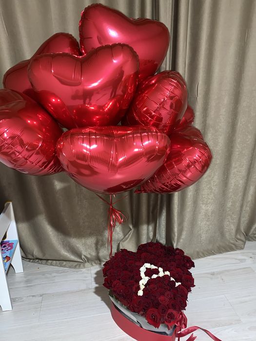 101 цветы и шары!!