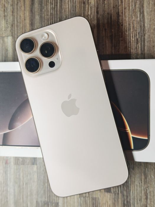 Като нов iPhone 16 Pro Max 5G 256 GB Desert 19м.гаранция