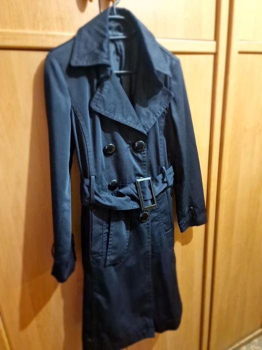 Весенний Плащ тренч Zara Basic 46размер