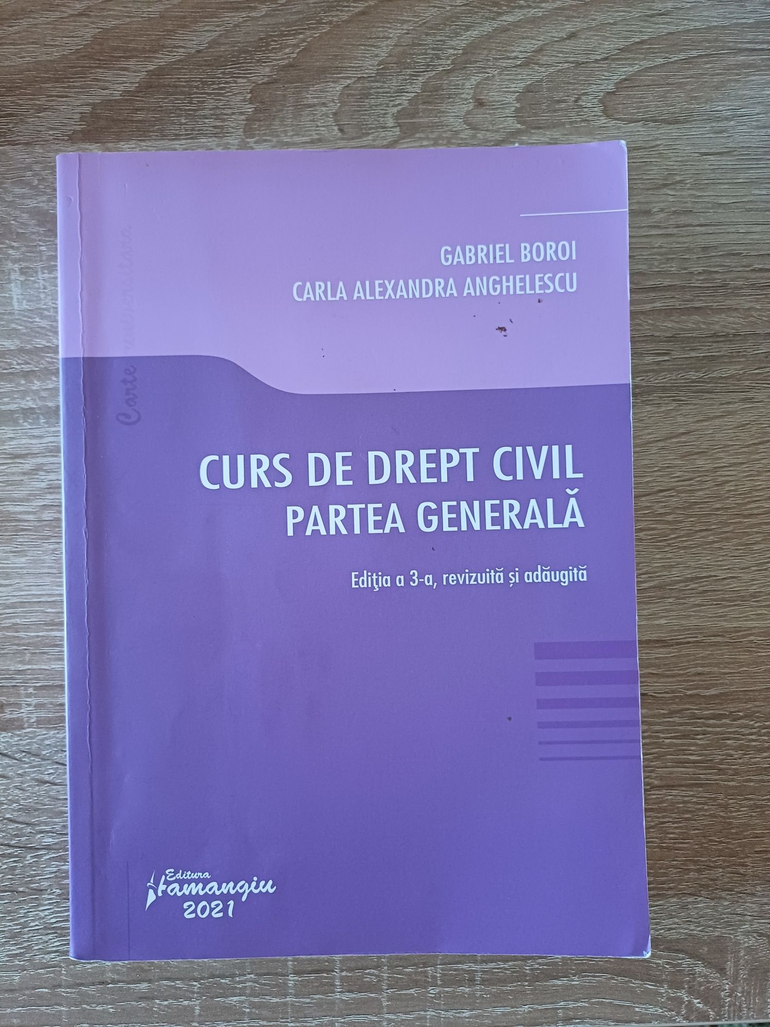 Curs de drept civil: partea generală