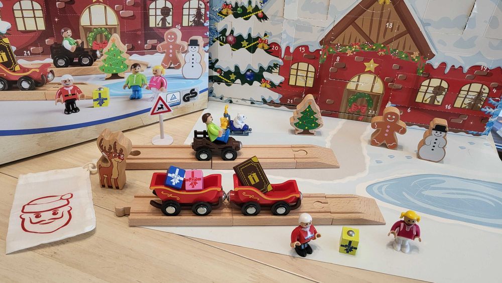 Joc Craciun cu piese lemn, Lidl Playtive Junior