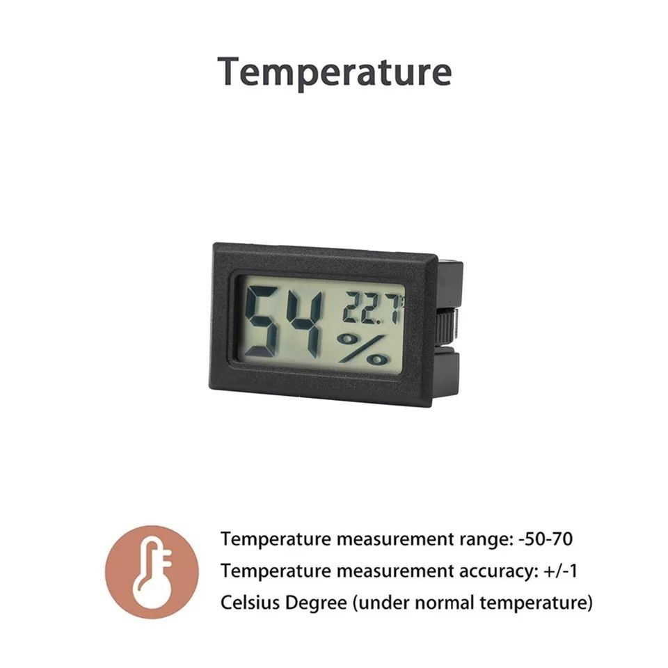 Гигрометр-термометр для комнаты, кухни, измеритель влажности