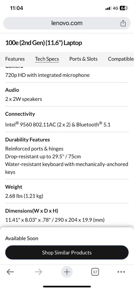 Lenovo 100e 2nd Gen