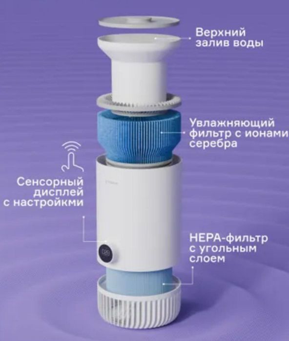 Очиститель+увлажнитель воздуха uakeen