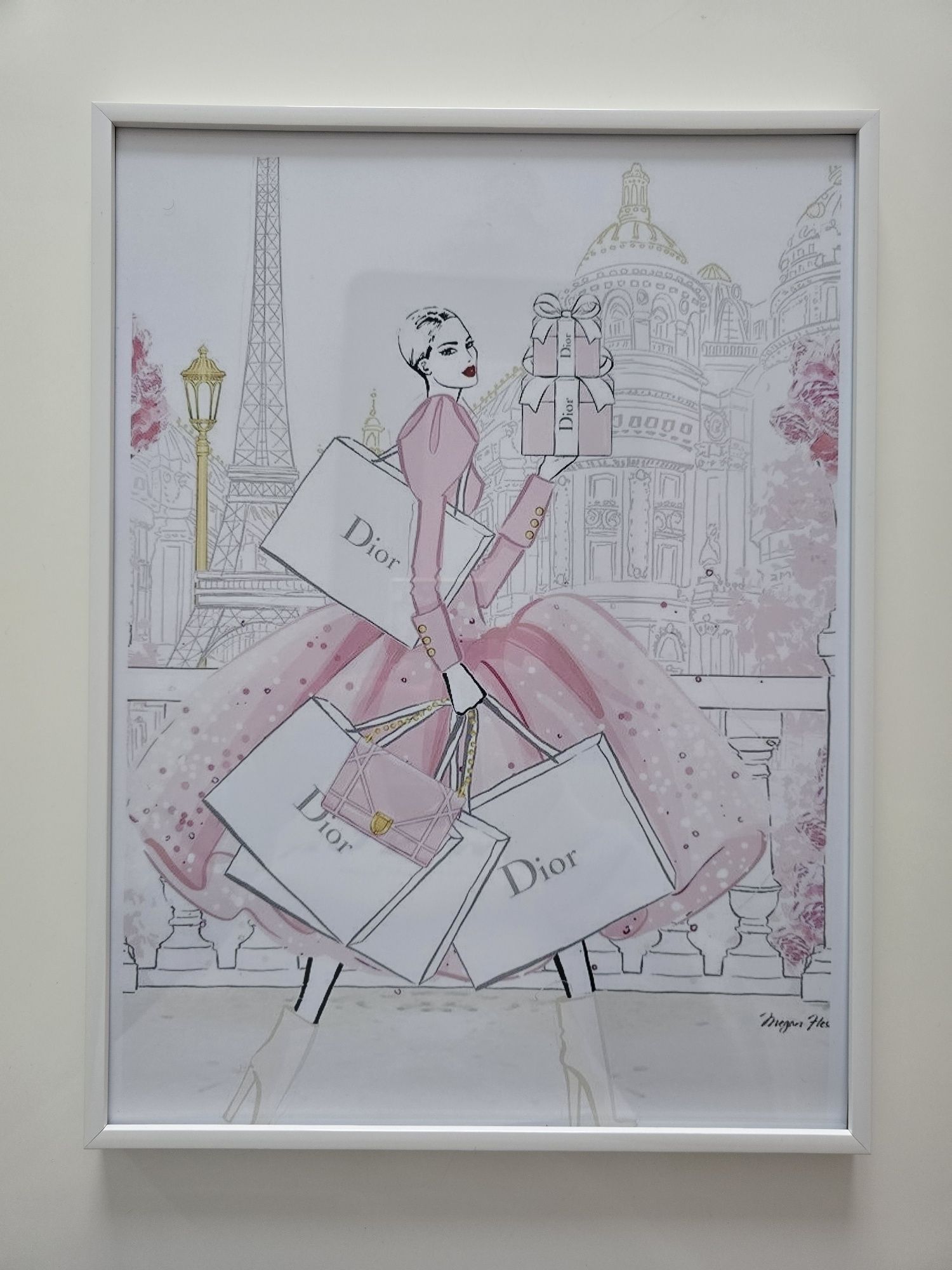 Tablouri postere cu rama moderne design perete Dior YSL
