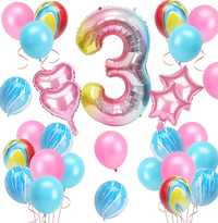 Комплект 29 балона за 3ти рожден ден
