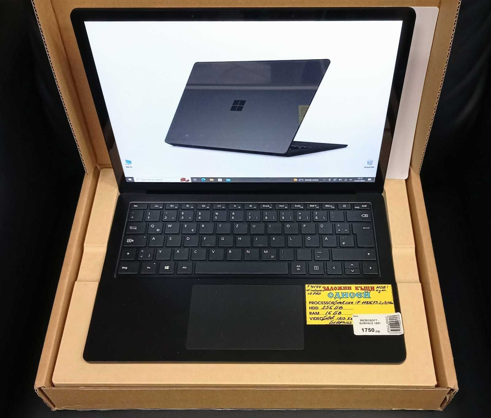 НОВ Лаптоп MICROSOFT Surface laptop 4 1951