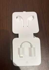 Нови Apple Earpods Lighting port с преходник