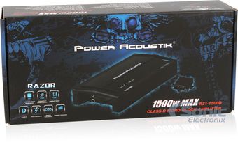 Power Acoustik RAZOR RZ1-1500D , 1-канален усилвател, 1500W