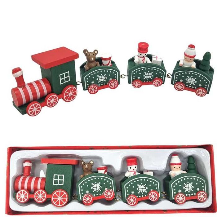 Дървено коледно влакче,различни видове