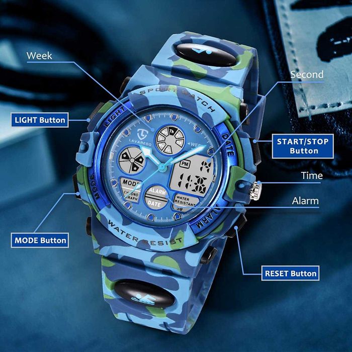 Ceas digital multifunctional pentru adolescenti  LAVAREDO Sigilat !!