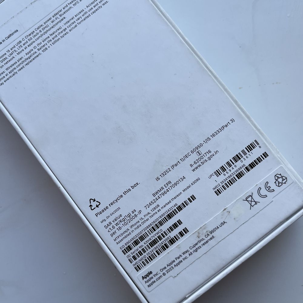 IPhone 15 Новый, не использовали