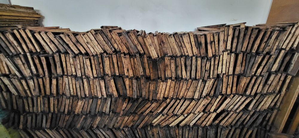 Vand stupi tratati cu parafina, rame, diferite dimensiuni