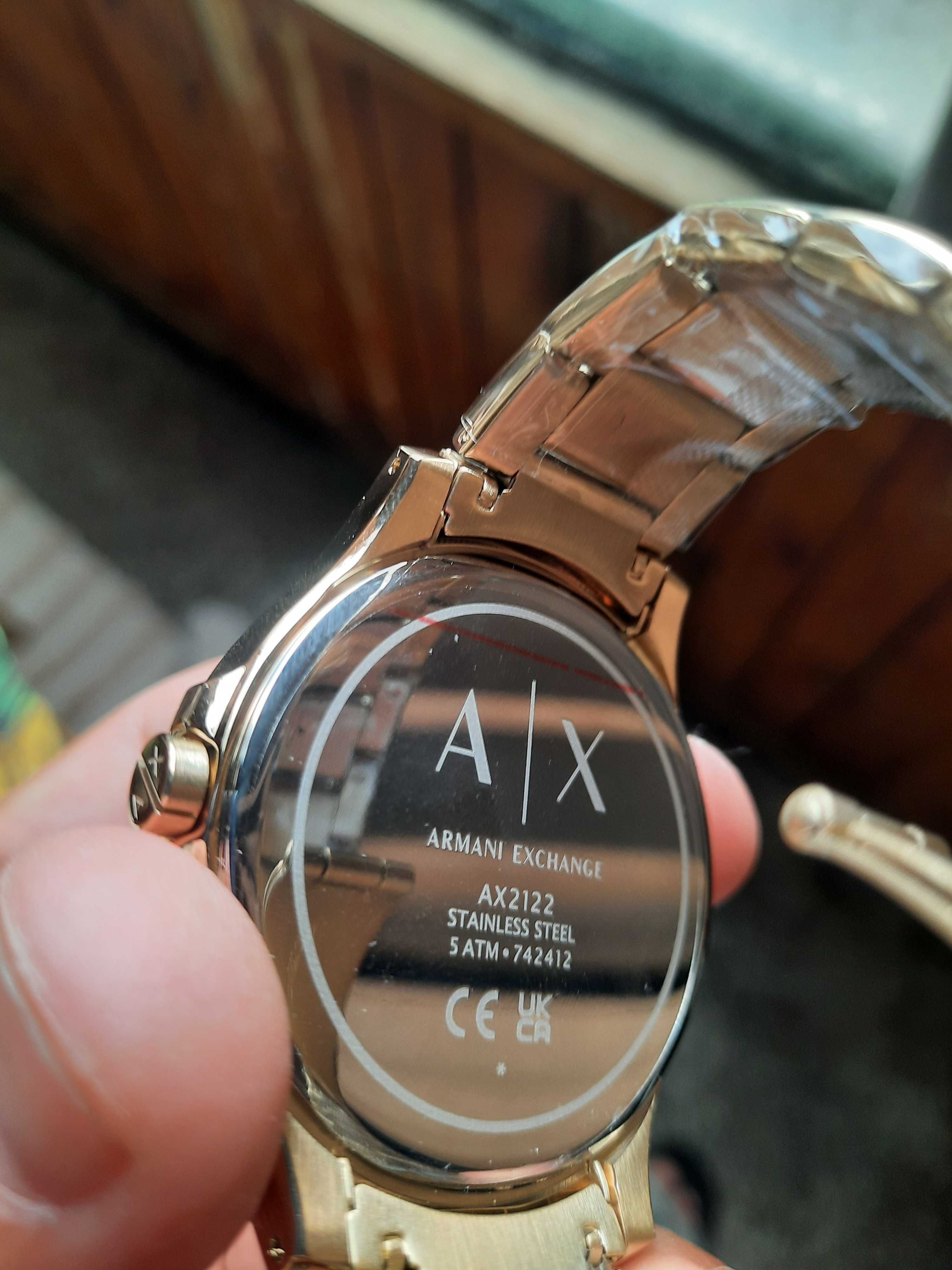 Armani Exchange иноксов часовник