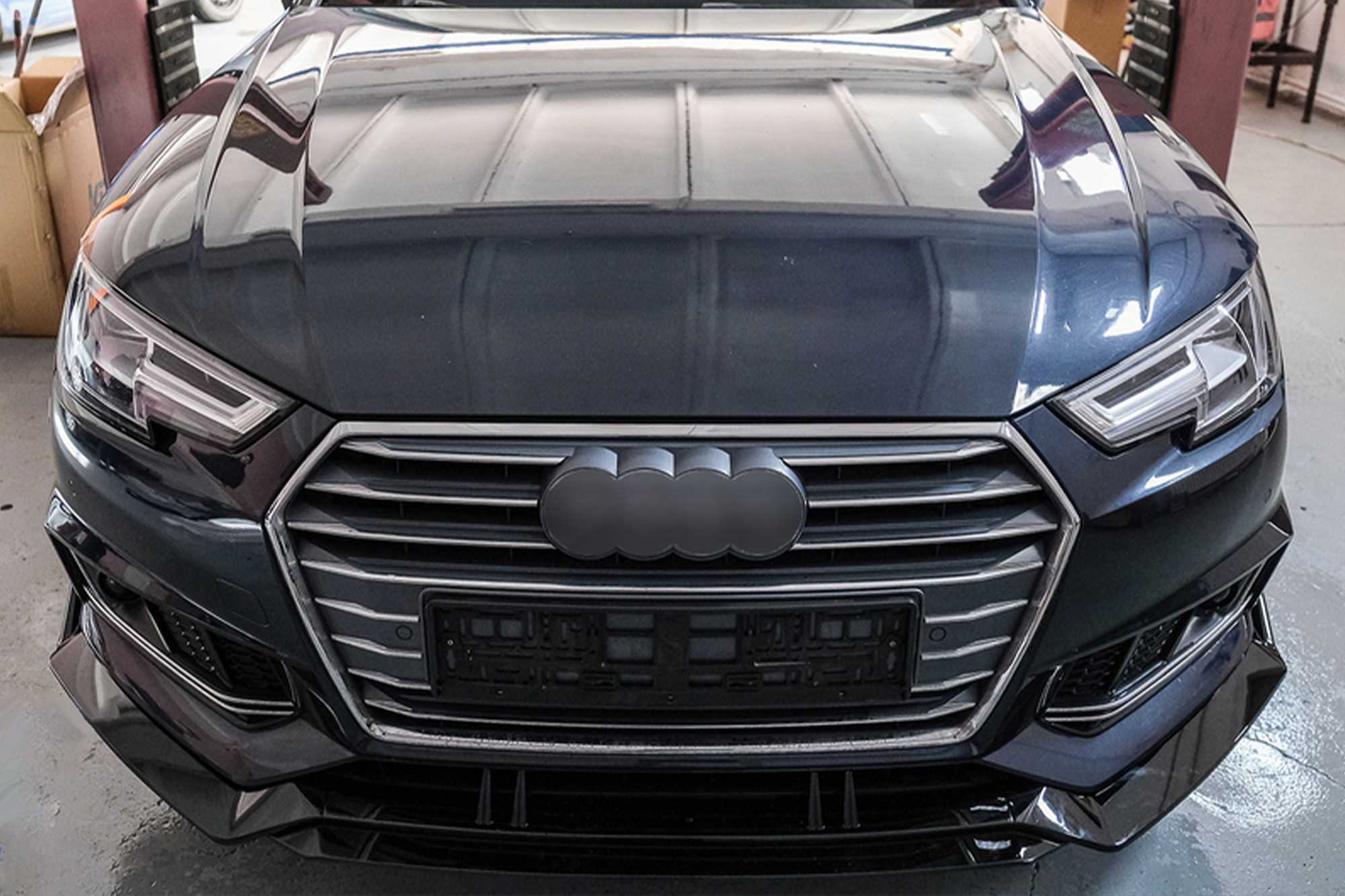 Спойлер за предна S-Line броня на Audi A4 B9 W8- 2016-2018, небоядисан