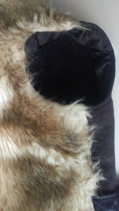 Елек с изкуствена козина топъл размер S