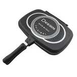 Tigaie dubleta grill Dessini Italy antiaderenta, 36 cm