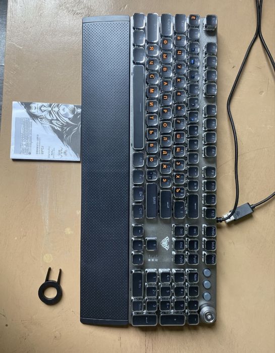 Механическая клавиатура AULA F2088 (новая, RGB, с подставкой)