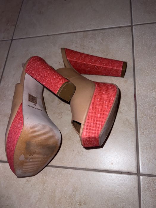 Sandale crem Epica, marimea 38, piele naturala, ca noi