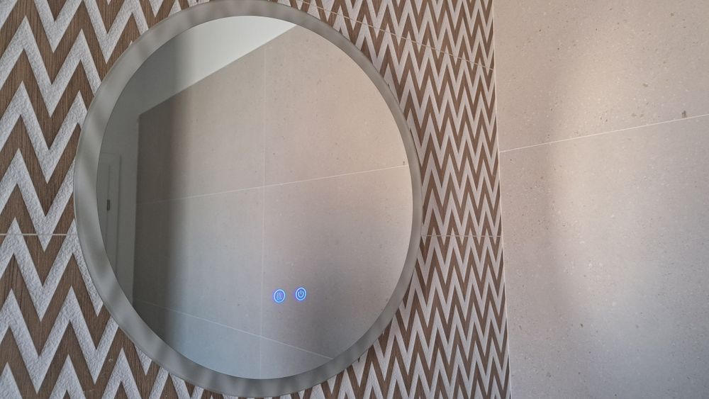 Vand oglinda led cu diamentru de 60cm