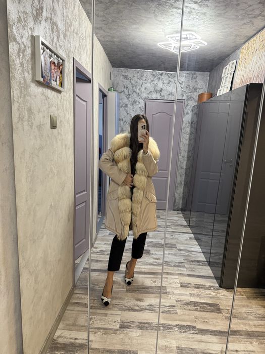 Parka cu blana naturala