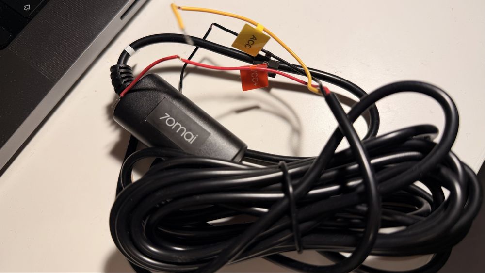 Camera auto 70mai Smart Dash Cam Pro + kit alimentare permanent 70mai