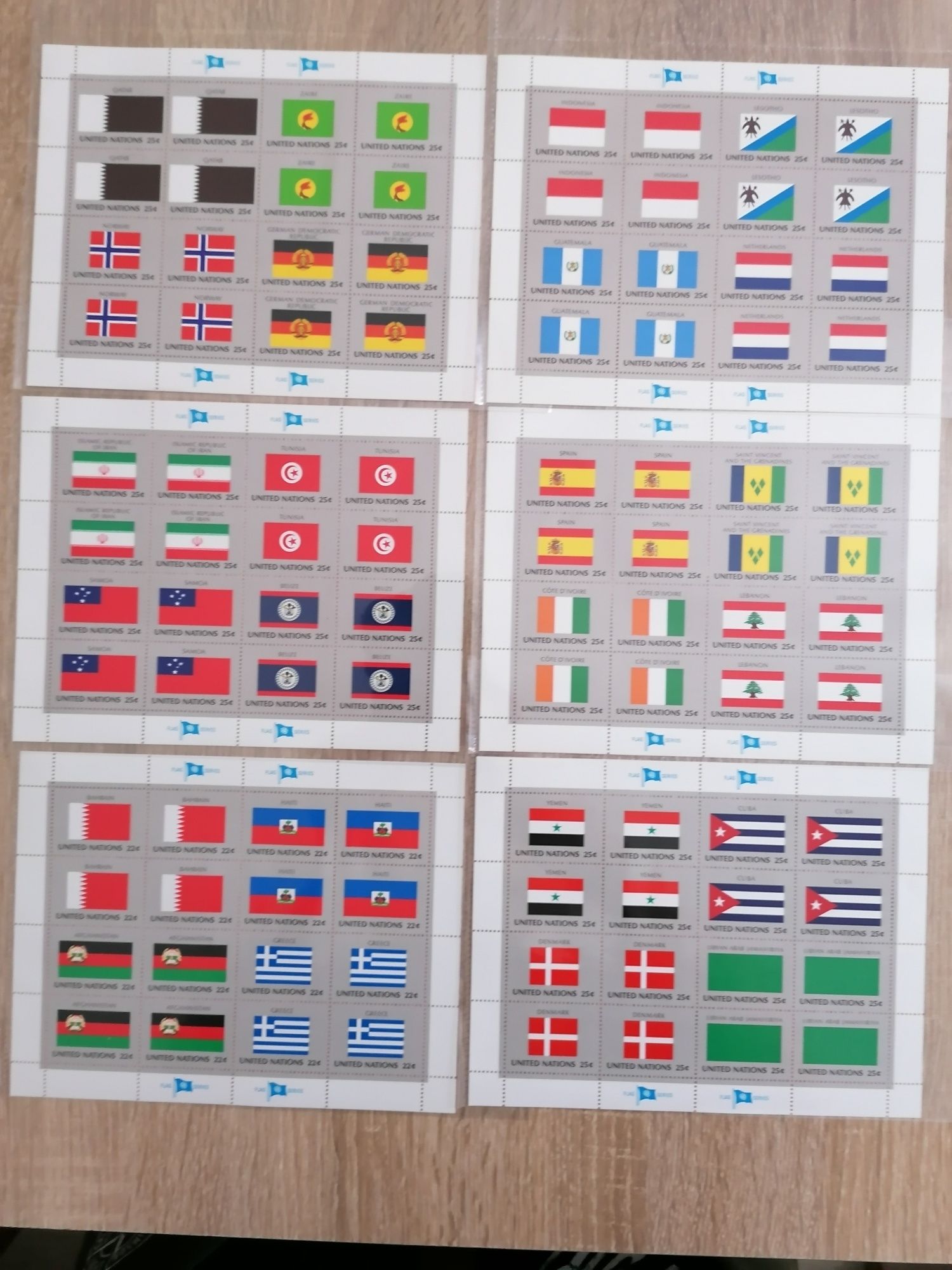 Steagurile lumii! Colecție filatelie