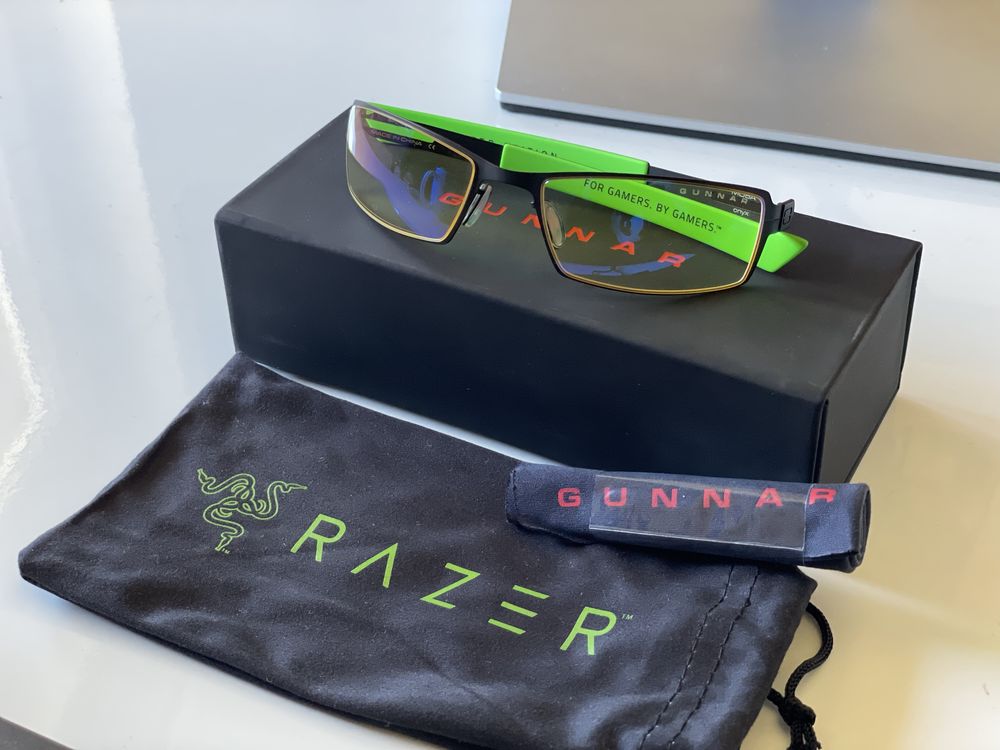 Ochelari gaming/protecție calculator Razer & Gunnar din America