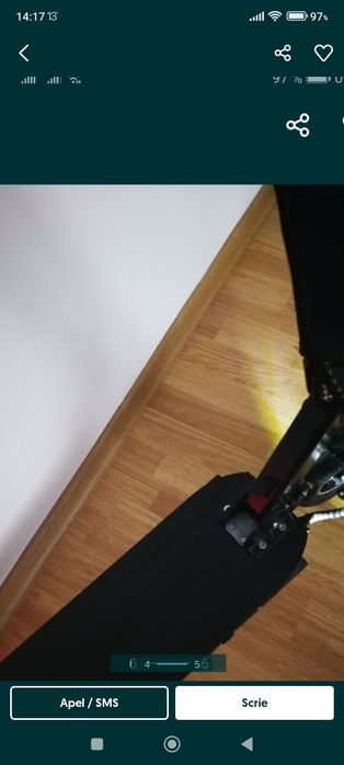 Trotineta Electrica Echipamenta cu toate accesoriile la ea