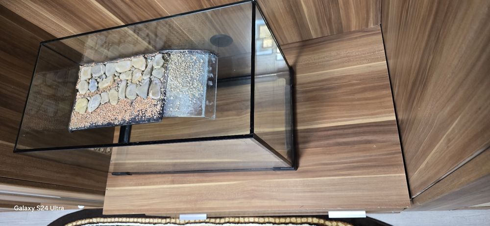 Acvariu țestoase cu filtru