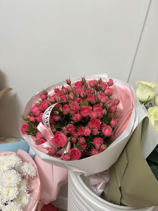 Букет покупали пару часов назад свежий красивый