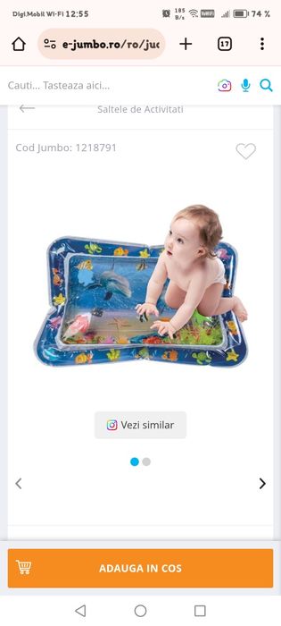 Saltea de activitati cu jucării