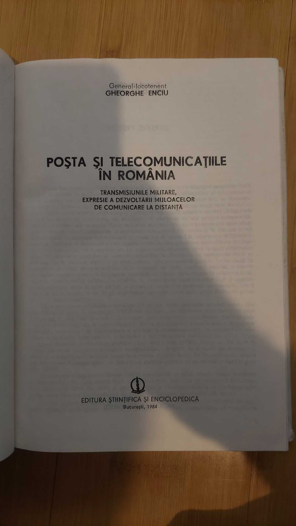 Posta si telecomunicatiile in Romania - Gheorghe Enciu