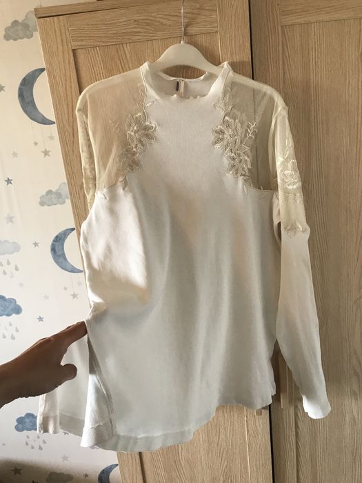 Top ivory Free People M