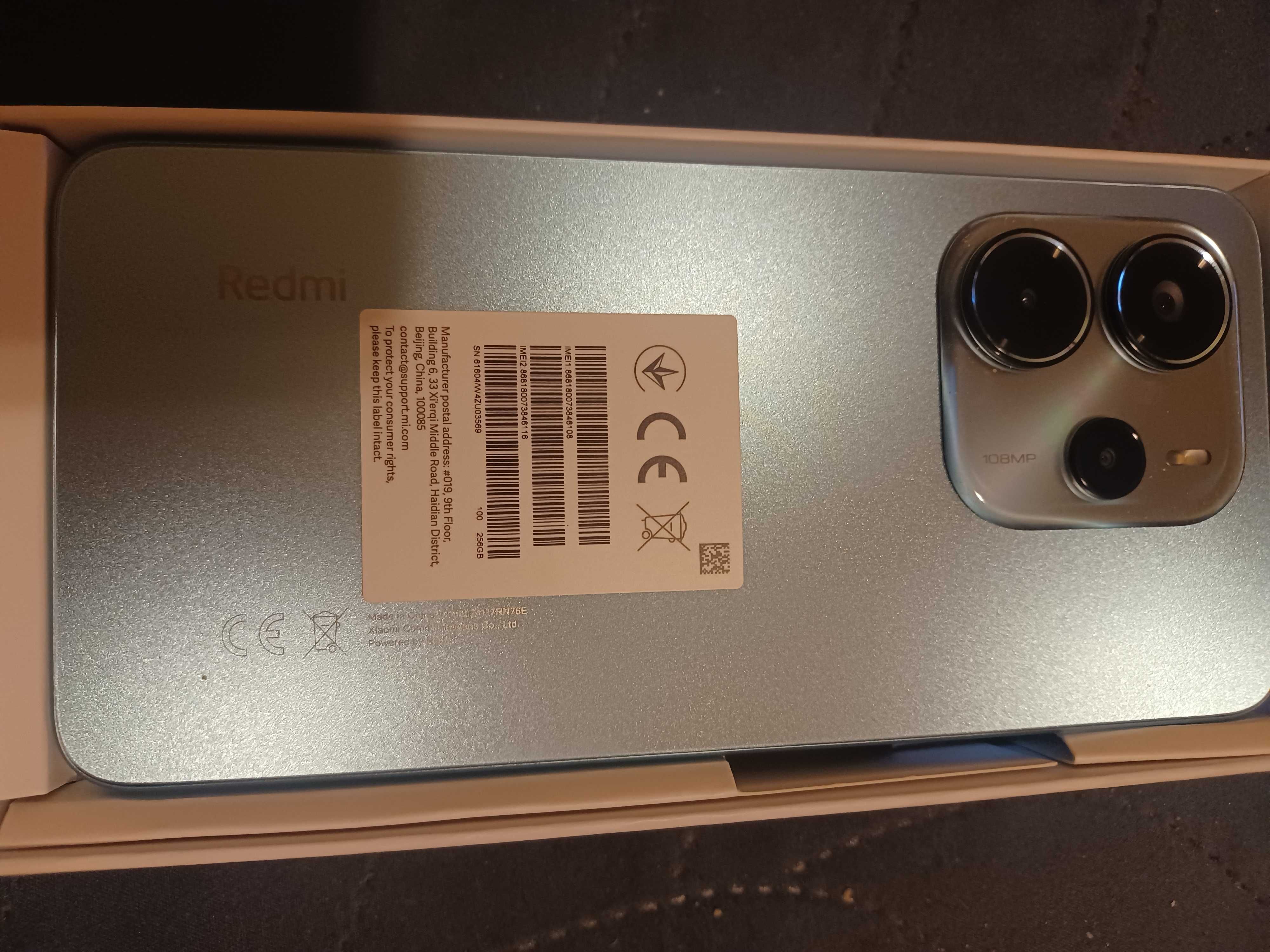 XIAOMI REDMI NOTE 14 BLUE 6.67 ", 256 GB, RAM 8 GB, 108+2+2 MP