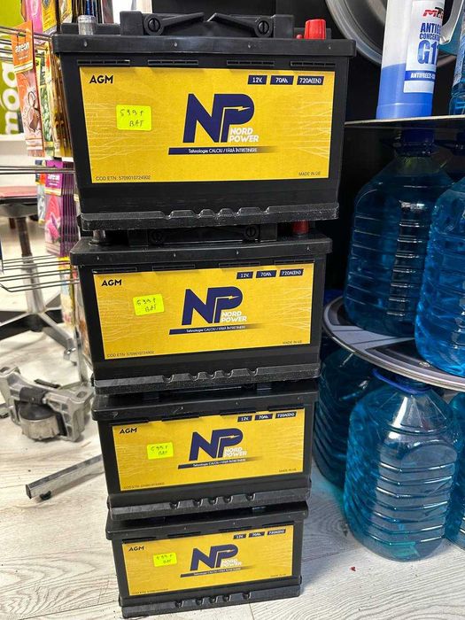 Baterie Nord Power AGM 12v 70ah 720(en) Cash sau Rate