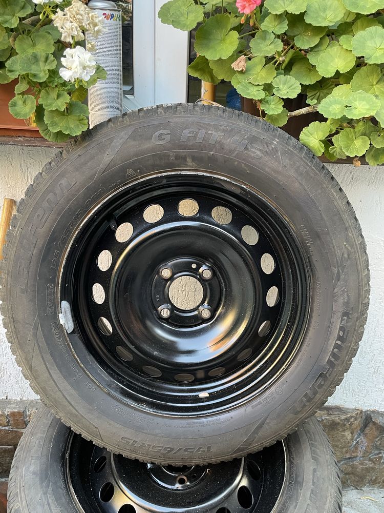 Jante cu cauciucuri logan 2 195/55/15