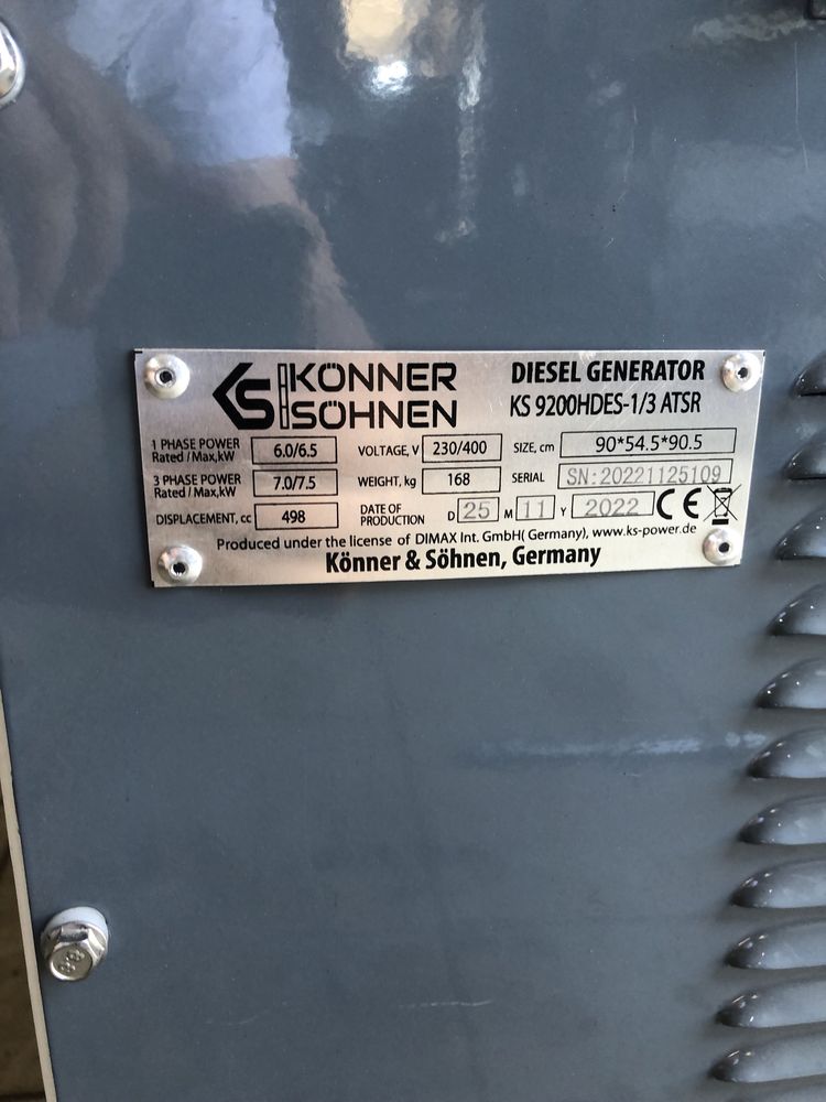 Generator Konner Sohner NOU