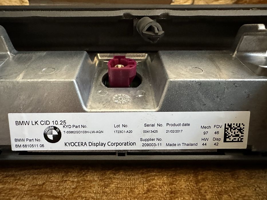 Navigatie BMW Seria 5 G30, G31 : Display / Unitate / Joystick