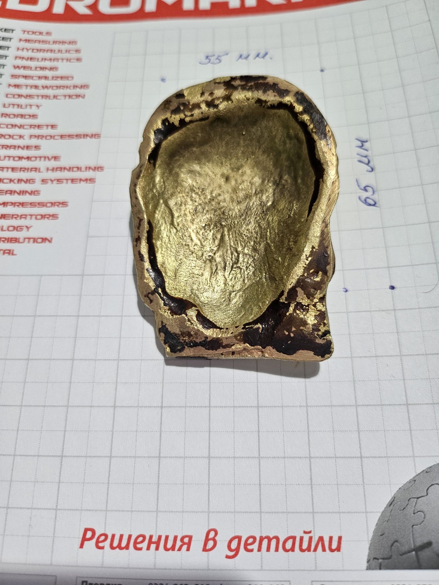 Исус Христос Месинг Бюст