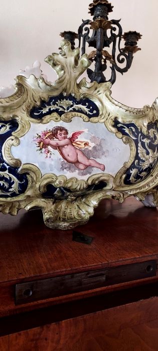 Portelan Majolica sec - XIX