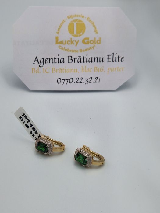 Cercei 14 k 3,74 Gr cod 21725