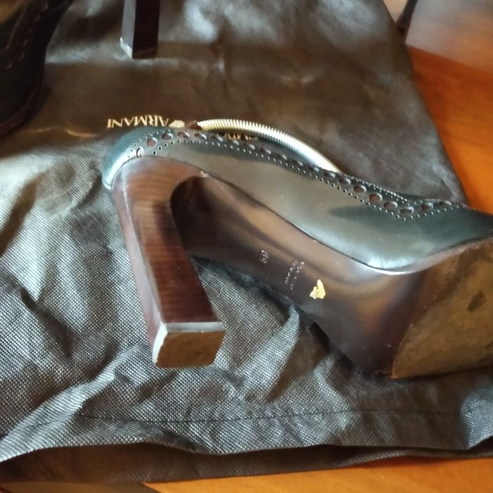 Ghete Giorgio Armani piele naturala