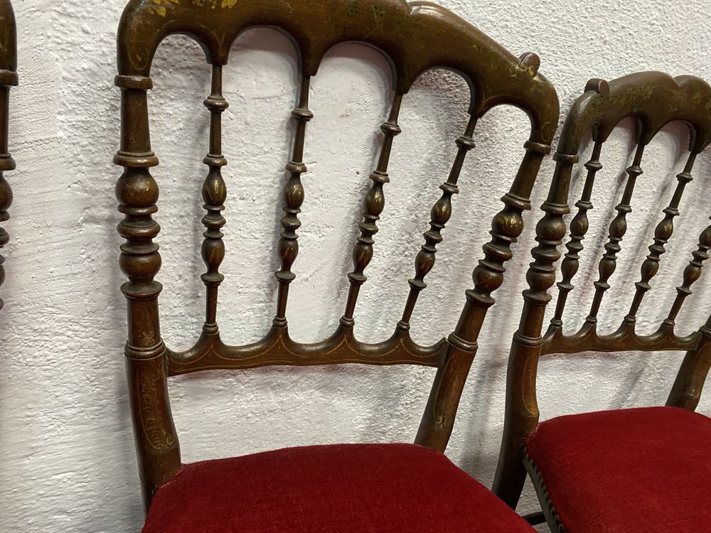 Френски барокови столове от орех