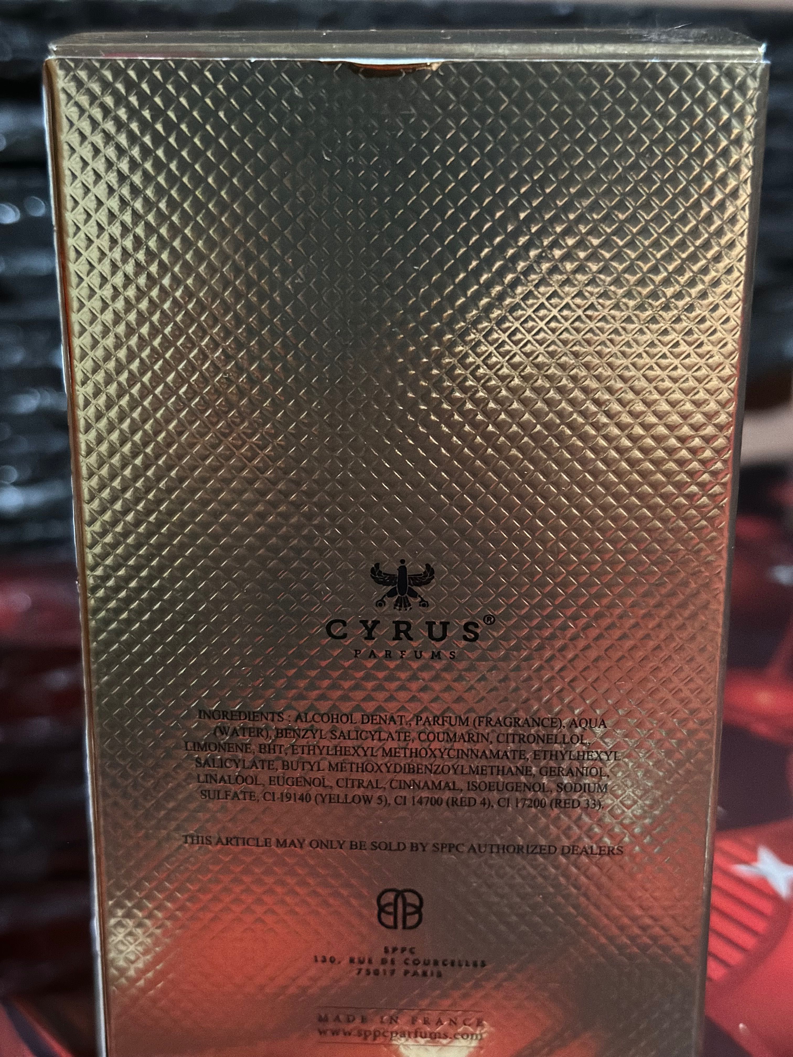 Vând Apă de parfum Cyrus Writer Gold Paris 100 ml