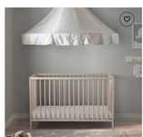 Бебешко креватче Ikea Sniglar 60x120 см бук с матрак