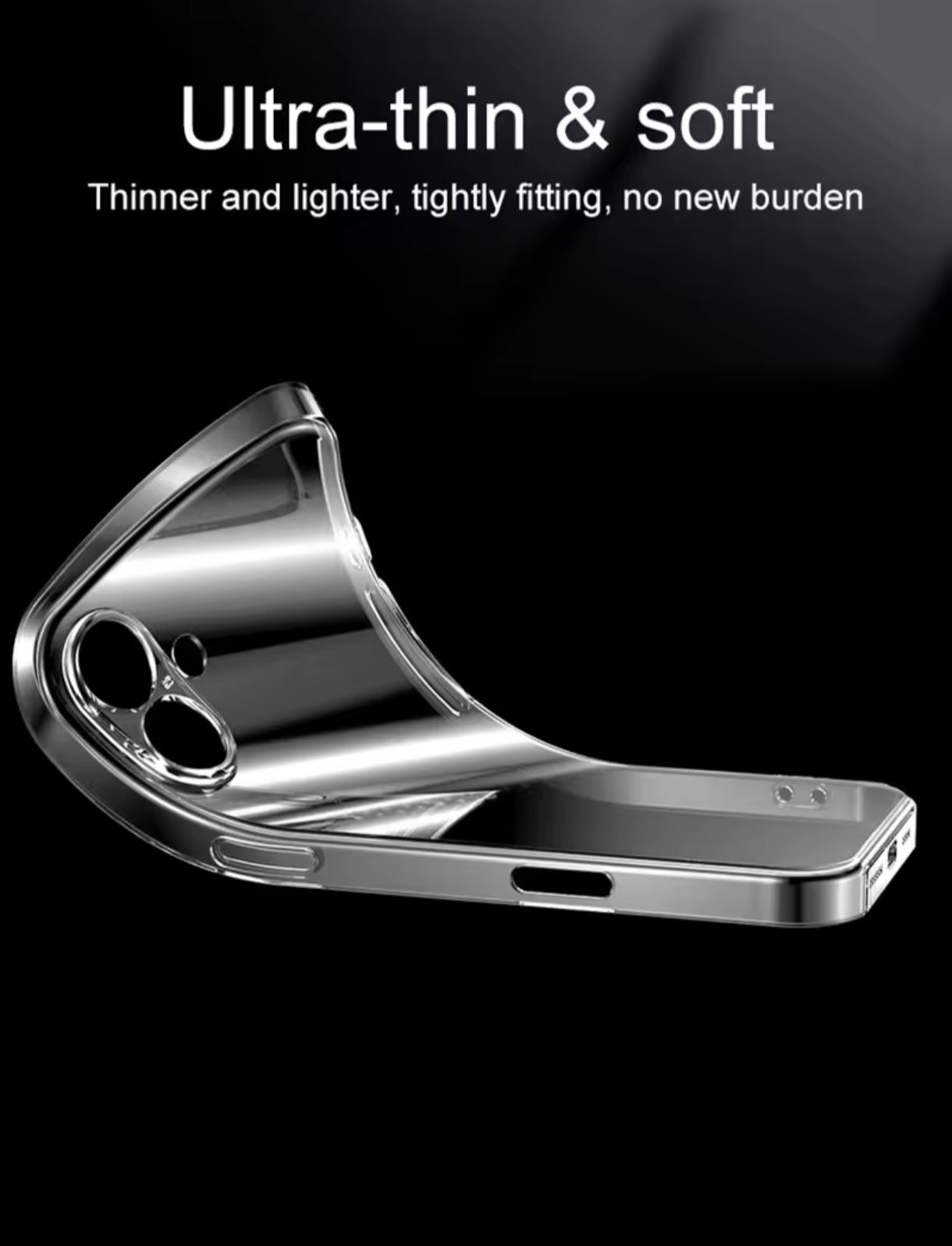 Case iphone 16, Прозрачен кейс