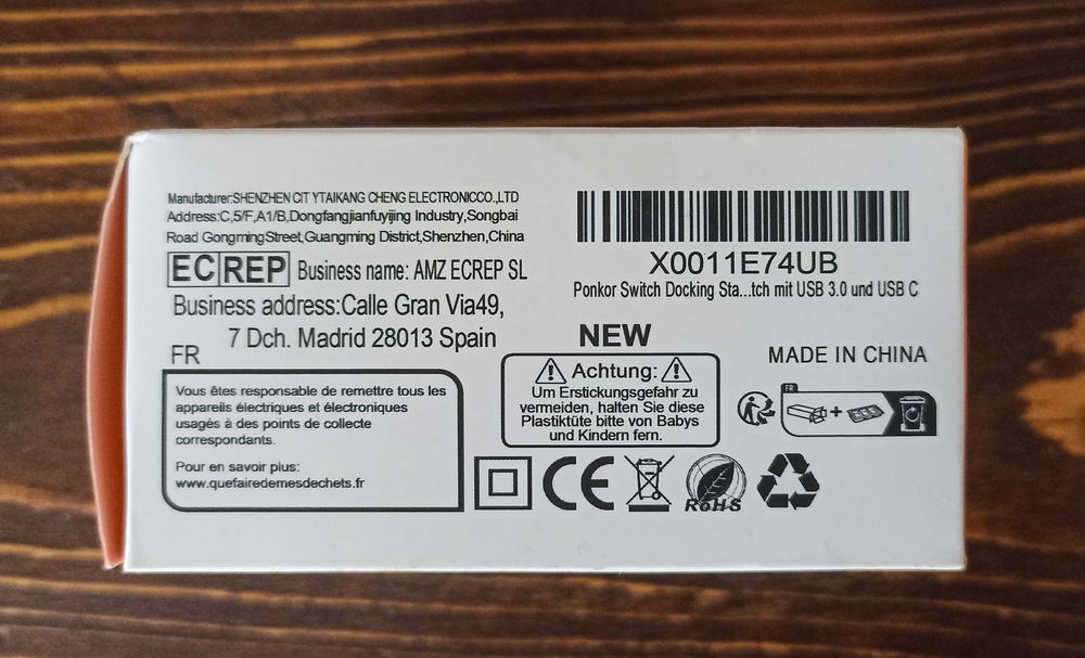 Мини преносима докинг станция за Nintendo Switch OLED /4K/1080P