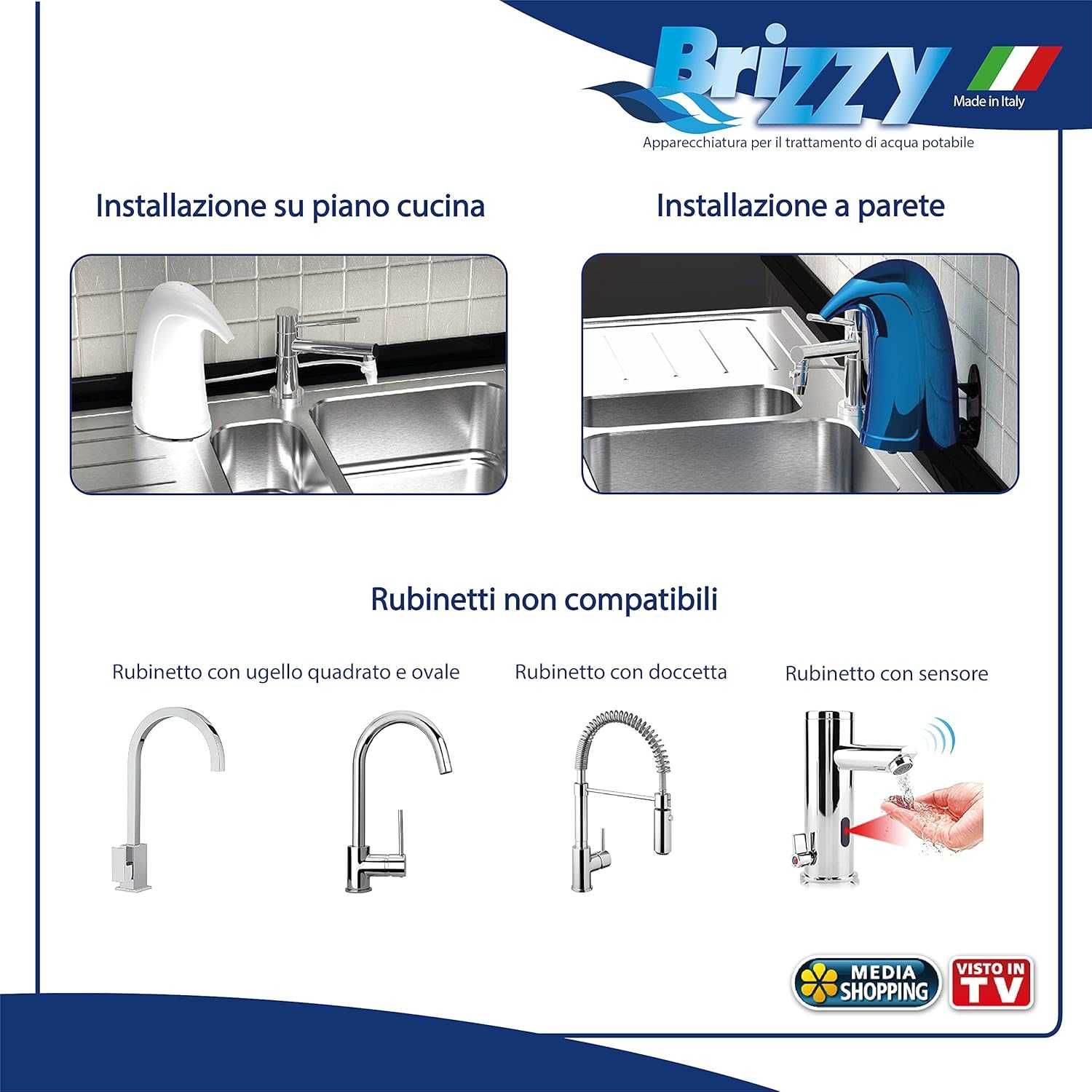 FILTRU de robinet antibacterian ultra compact